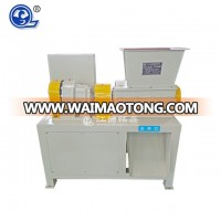 Small two shaft paper plastic shredder machine