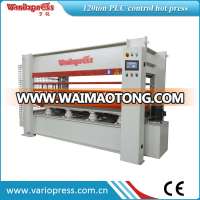 PLC programmed controlling woodworking press machine