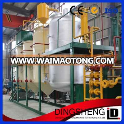 Plam Oil Refinery, oil refining equipment from Dingsheng capacity 20T/D