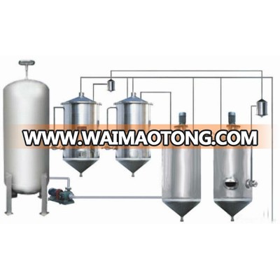 Small scale cooking oil refinery machine