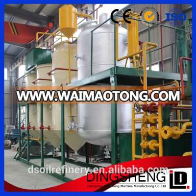 crude peanut oil refining plant