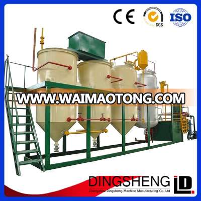 cooking oil refinery equipment from Dingsheng