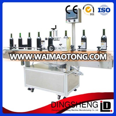 Semi-Automatic Round bottle Labeling Machine with date printing machine