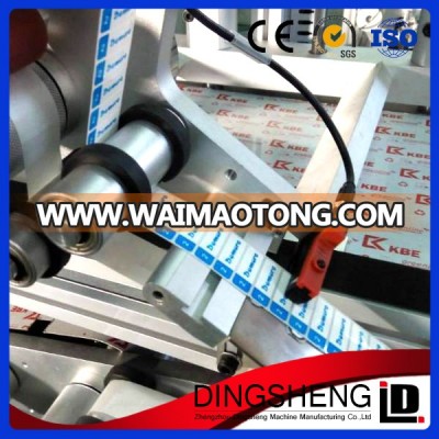 Semi-atuo round bottle labeling machine, labeling sticker