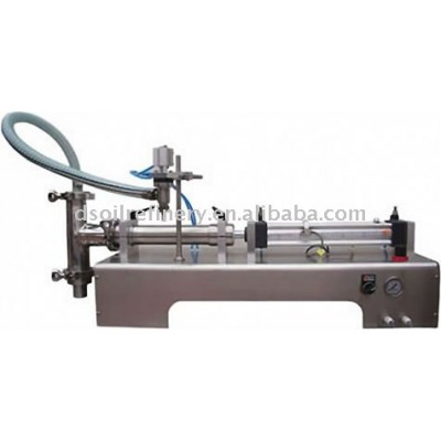 horizontal pneumatic liquid filling machine