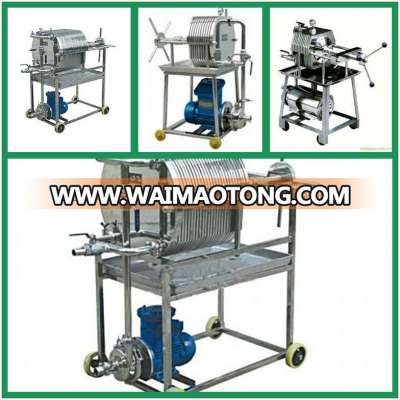 Juice Stainless Steel Plate and Frame Filter Press