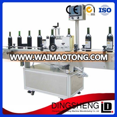 Wine bottle labeling machine, labelling machine for round bottle