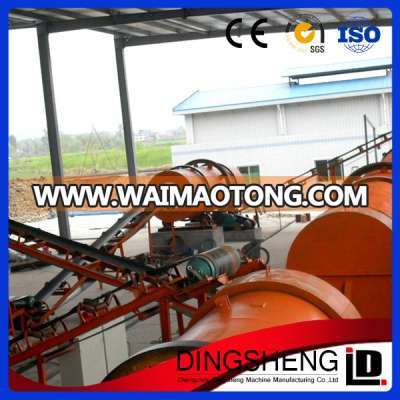 Big capacity whole production line of organic fertilizer