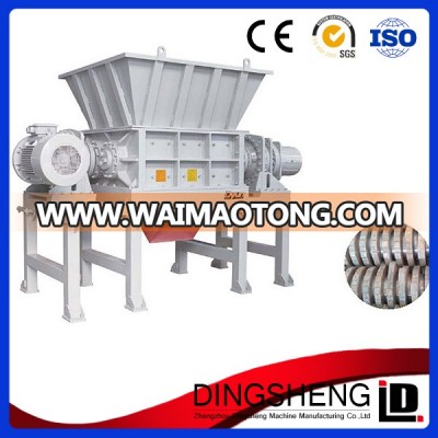 Best sales twin shaft waste tire shredder equipment