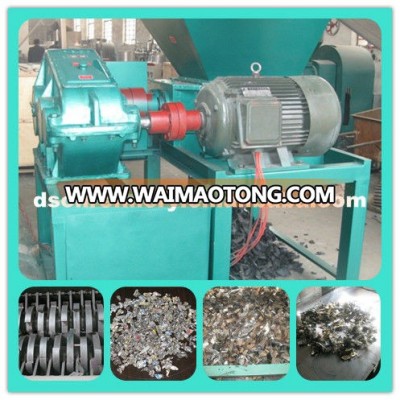 Double roll scrap metal crusher/scrap metal shredder in hot sale