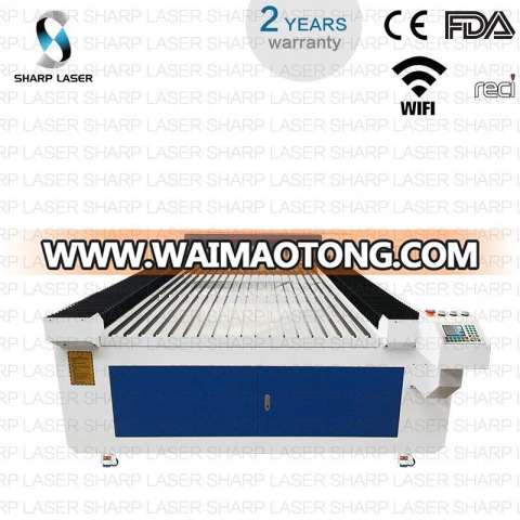 CC1325M carbon steel wood and metal 2mm stainless steel co2 laser cutting machine